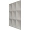 Ekena Millwork 19 5/8in. W x 19 5/8in. H Classic EnduraWall Decorative 3D Wall Panel Covers 2.67 Sq. Ft. WP20X20CLAMB - alternate 5